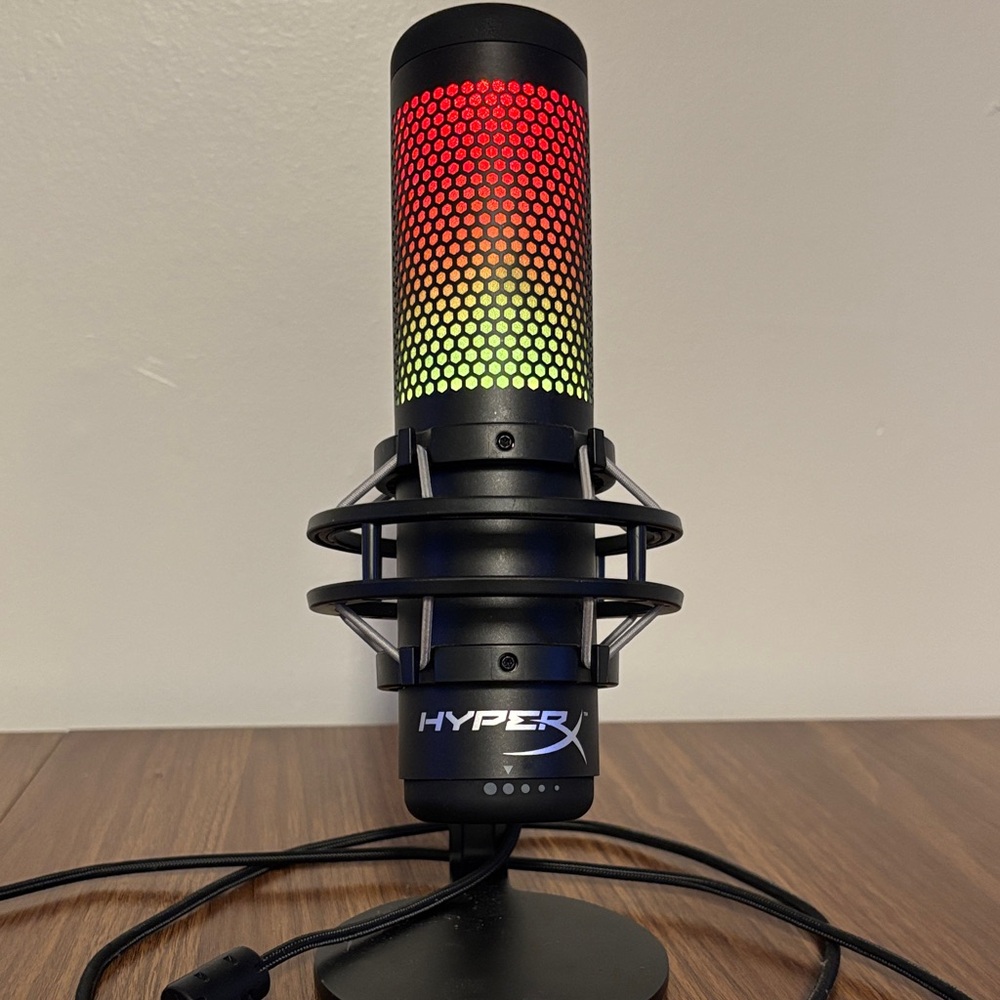 HyperX Quadcast S Gaming Microphone - Black